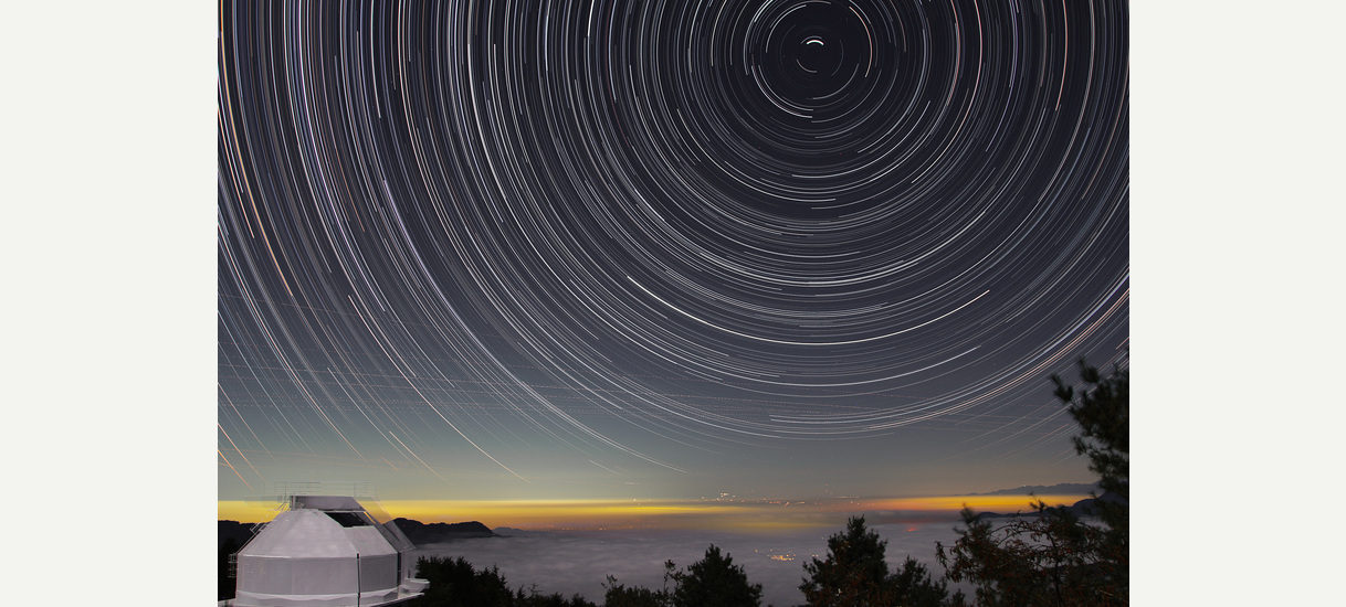Circumpolar Star Trails